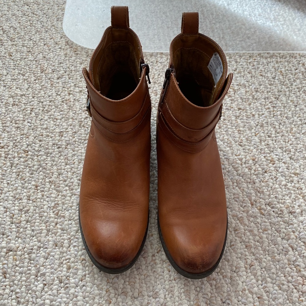 Clarks Pita Austin Leather Ankle Boots 7.5M